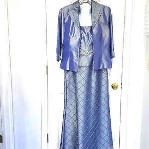 Cameron Blake size 14 blue formal wedding guest mother of the bride or groom